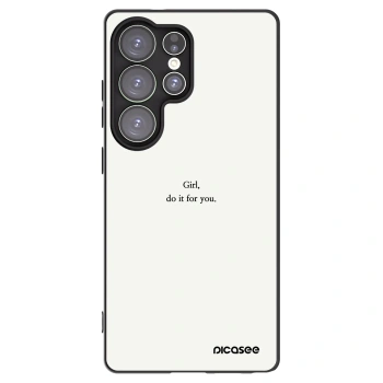 Picasee husă neagră din silicon pentru Samsung Galaxy S25 Ultra 5G - Girl, do it for you