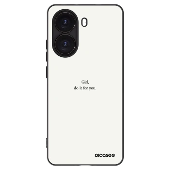 Picasee husă neagră din silicon pentru Xiaomi Poco X7 Pro 5G - Girl, do it for you