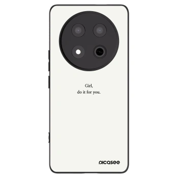 Picasee husă neagră din silicon pentru Honor Magic7 Lite 5G - Girl, do it for you