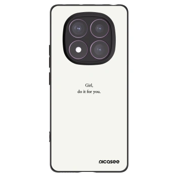 Picasee husă neagră din silicon pentru Xiaomi Redmi Note 14 Pro 4G - Girl, do it for you