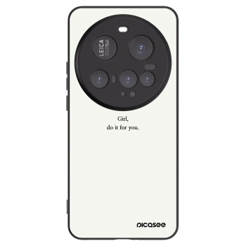 Picasee husă neagră din silicon pentru Xiaomi 15 Ultra - Girl, do it for you