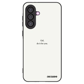 Picasee husă neagră din silicon pentru Samsung Galaxy A36 5G - Girl, do it for you