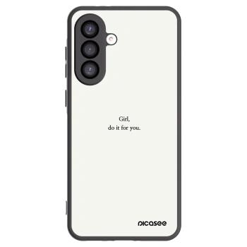 Picasee husă neagră din silicon pentru Samsung Galaxy A26 5G A266B - Girl, do it for you