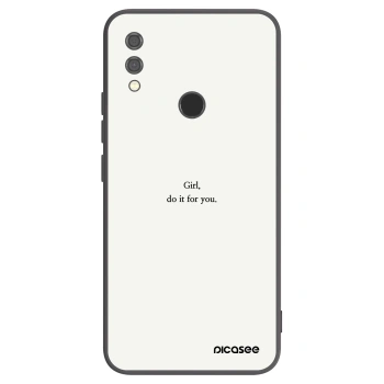 Picasee husă neagră din silicon pentru Xiaomi Redmi Note 7 - Girl, do it for you
