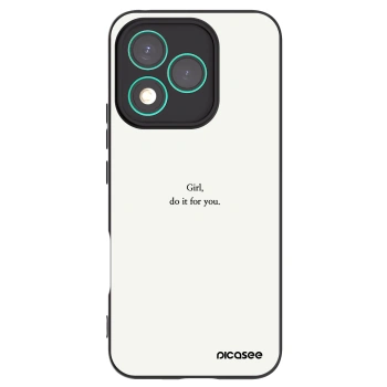 Picasee husă neagră din silicon pentru Honor 400 Lite 5G - Girl, do it for you