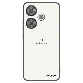 Picasee husă neagră din silicon pentru Xiaomi Poco F6 - Girl, do it for you