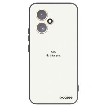 Picasee husă neagră din silicon pentru Honor 400 5G - Girl, do it for you