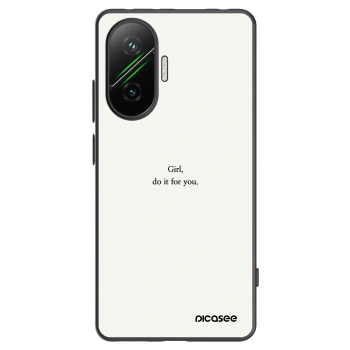 Picasee husă neagră din silicon pentru Xiaomi Poco F7 5G - Girl, do it for you