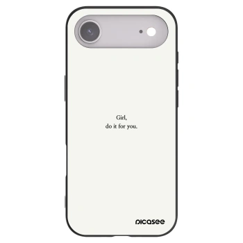 Picasee husă neagră din silicon pentru Apple iPhone Air - Girl, do it for you