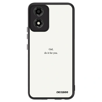 Husă pentru Motorola Moto E14 - Girl, do it for you