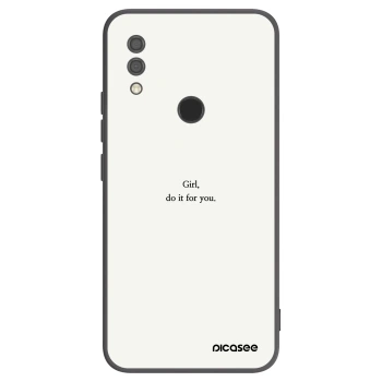 Picasee husă neagră din silicon pentru Xiaomi Redmi 7 - Girl, do it for you