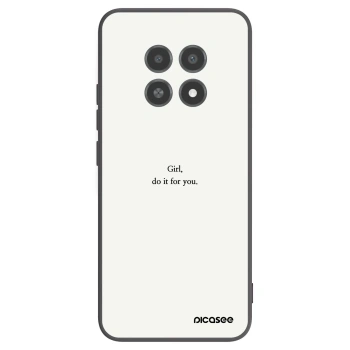 Picasee husă neagră din silicon pentru Realme 12X - Girl, do it for you
