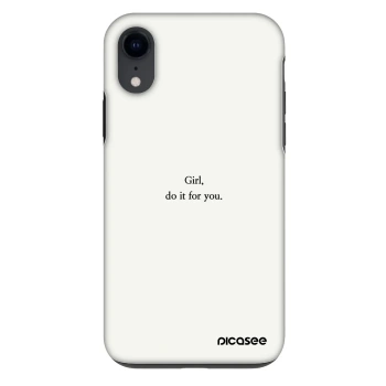 Husă pentru Apple iPhone XR - Girl, do it for you