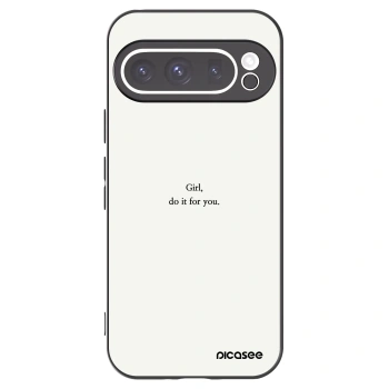 Picasee husă neagră din silicon pentru Google Pixel 9 Pro XL - Girl, do it for you