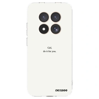 Picasee husă transparentă din silicon pentru Xiaomi Redmi Note 15 Pro 4G - Girl, do it for you