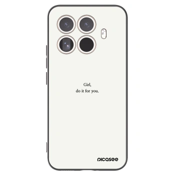 Picasee husă neagră din silicon pentru Xiaomi 15T Pro - Girl, do it for you