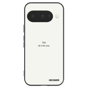 Picasee husă neagră din silicon pentru Google Pixel 10 - Girl, do it for you