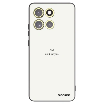 Picasee husă neagră din silicon pentru Motorola Moto G86 Power 5G - Girl, do it for you