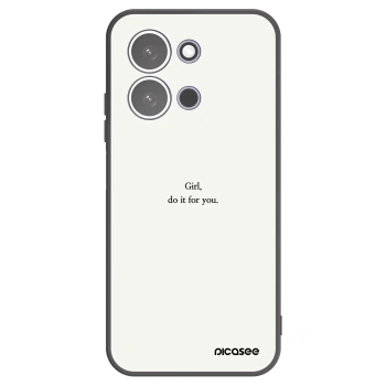 Picasee husă neagră din silicon pentru Xiaomi Redmi 15C 5G - Girl, do it for you