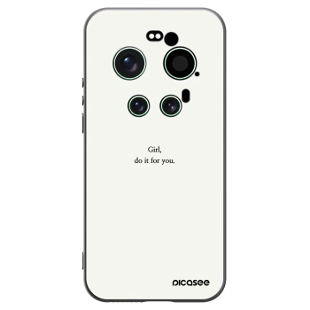 Picasee husă neagră din silicon pentru Xiaomi 17 Ultra - Girl, do it for you