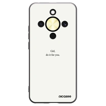 Picasee husă neagră din silicon pentru Honor Magic8 Lite 5G - Girl, do it for you