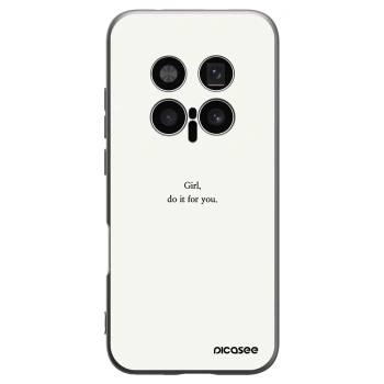 Picasee husă neagră din silicon pentru Honor Magic8 Pro 5G - Girl, do it for you