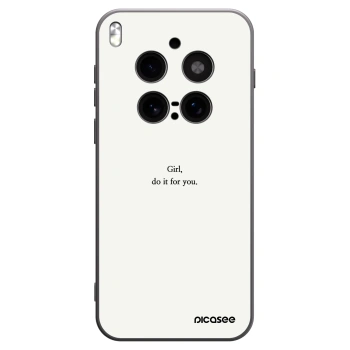 Picasee husă neagră din silicon pentru Vivo X300 Pro - Girl, do it for you