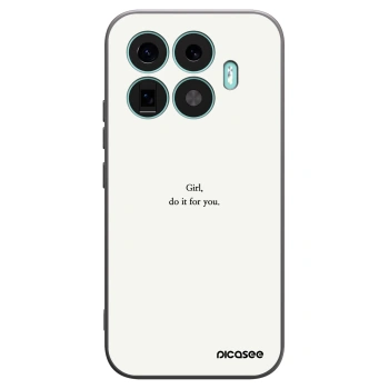 Picasee husă neagră din silicon pentru Xiaomi 17T - Girl, do it for you