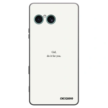 Picasee husă neagră din silicon pentru Sony Xperia 10 VII - Girl, do it for you