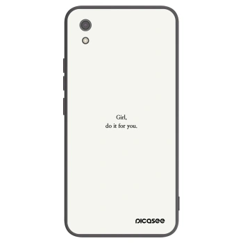 Picasee husă neagră din silicon pentru Xiaomi Redmi 7A - Girl, do it for you