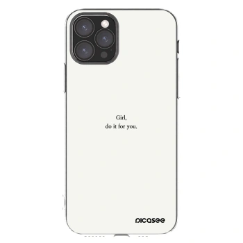 Picasee husă transparentă din silicon pentru Apple iPhone 11 Pro - Girl, do it for you