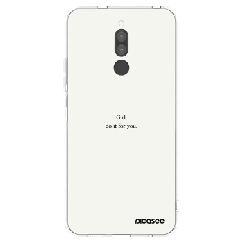 Picasee husă transparentă din silicon pentru Xiaomi Redmi 8 - Girl, do it for you