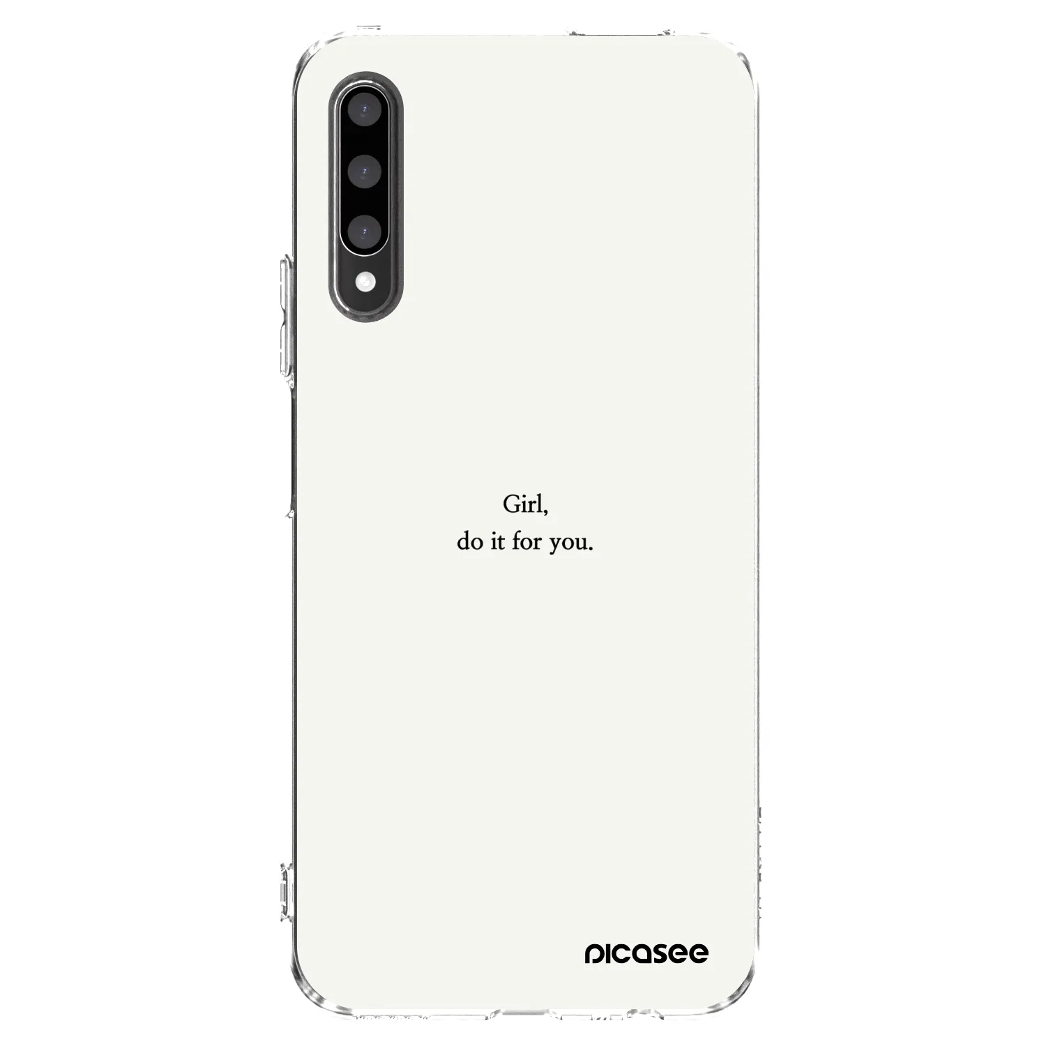 Picasee husă transparentă din silicon pentru Honor 9X Pro - Girl, do it for you