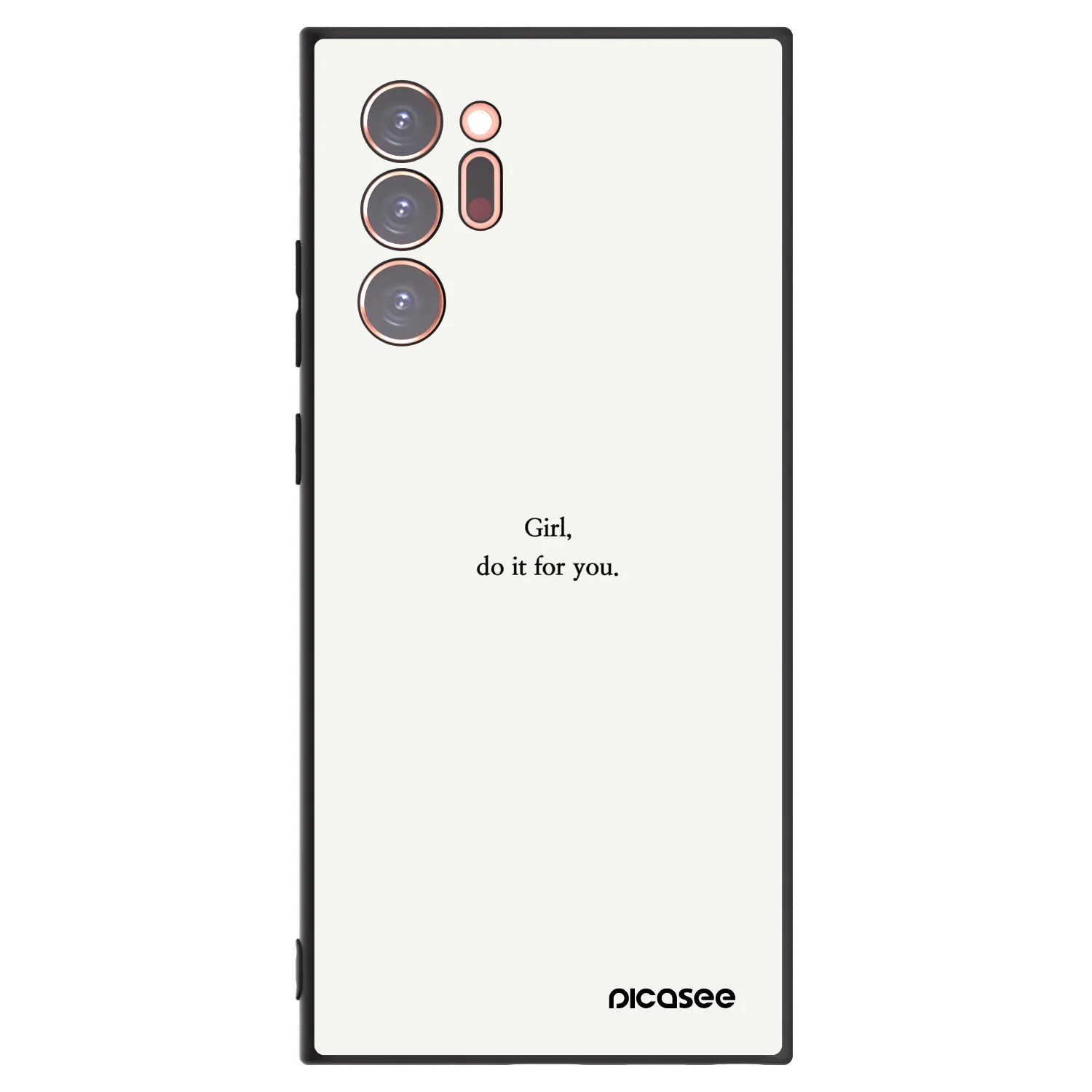 Picasee husă neagră din silicon pentru Samsung Galaxy Note 20 Ultra - Girl, do it for you