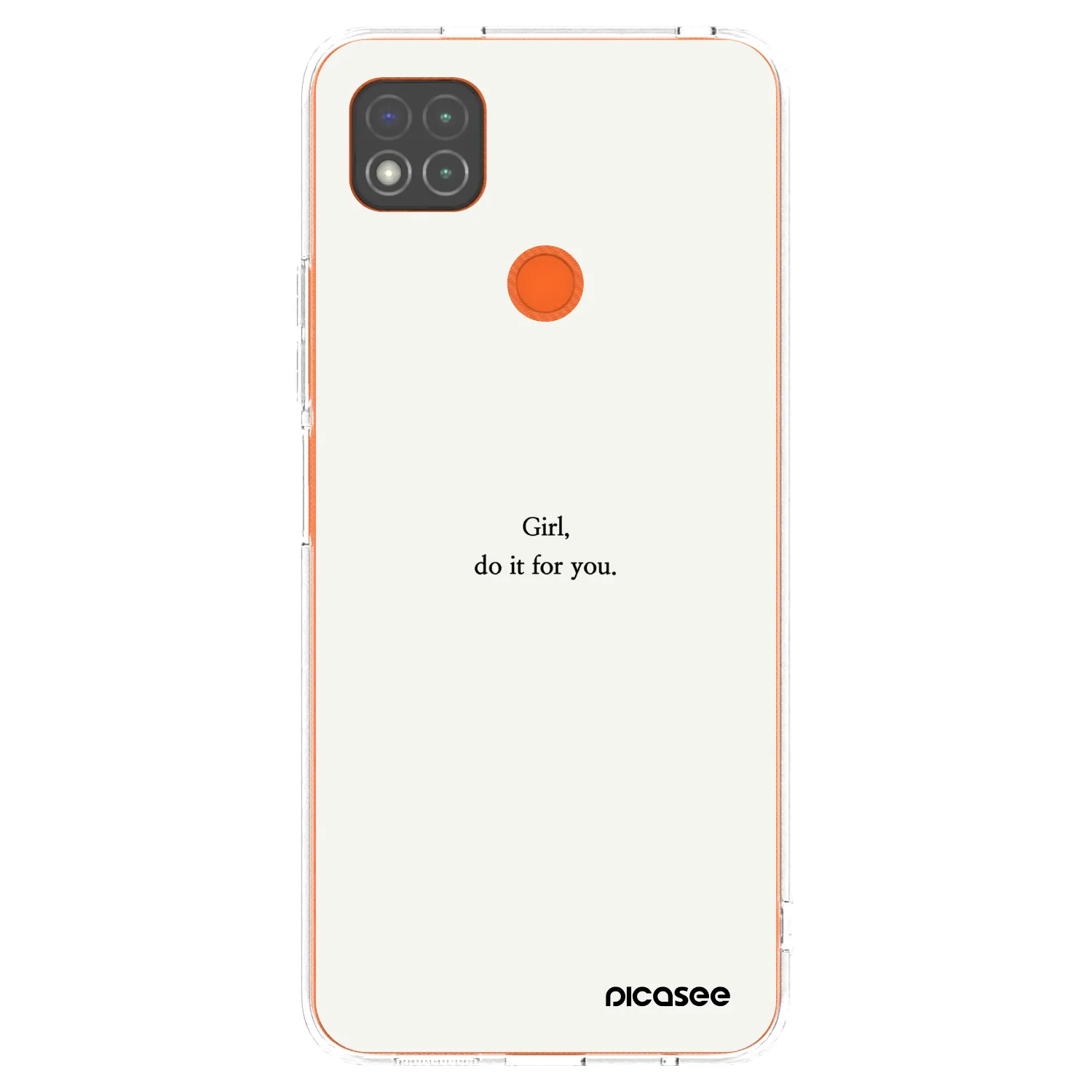 Picasee husă transparentă din silicon pentru Xiaomi Redmi 9C - Girl, do it for you