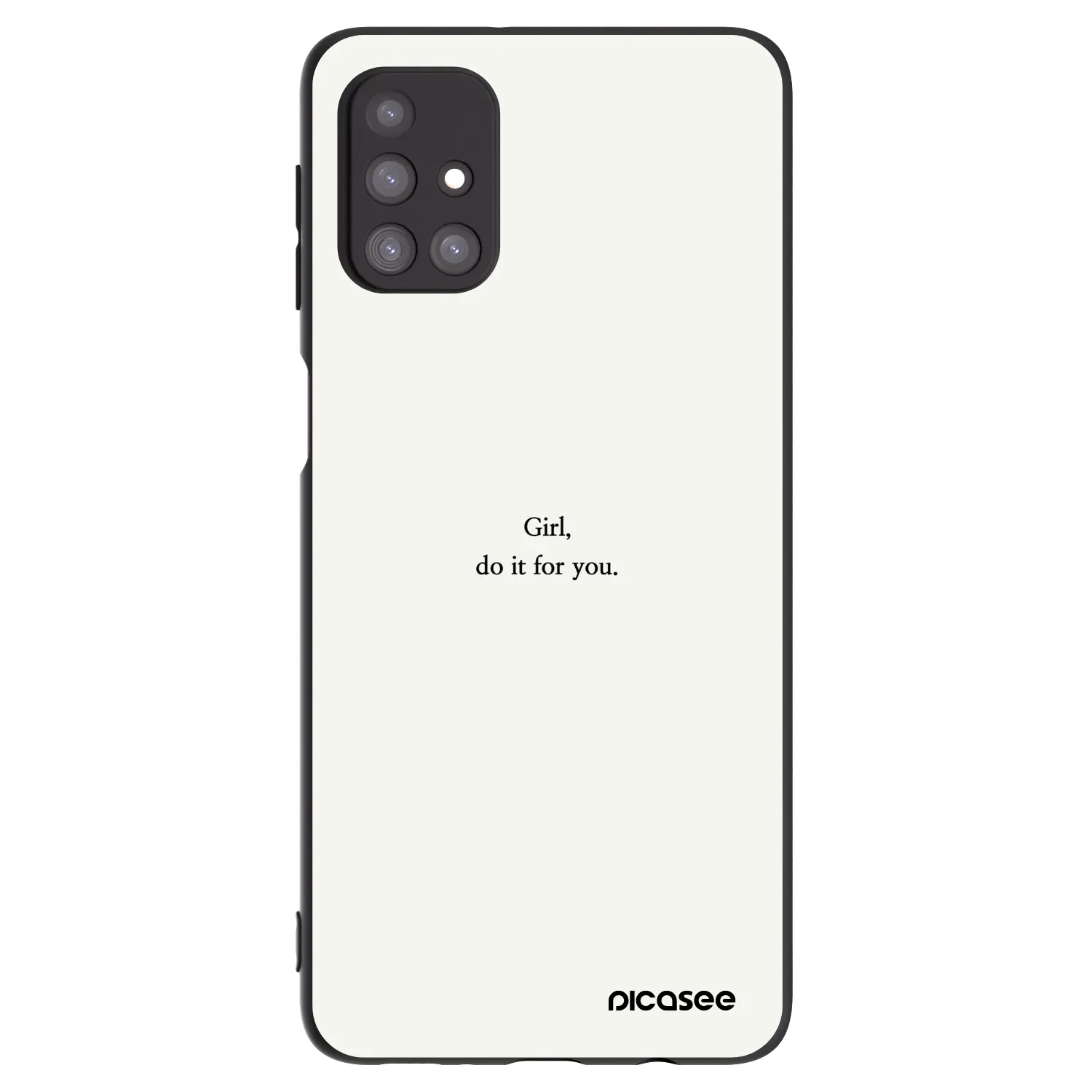 Picasee husă neagră din silicon pentru Samsung Galaxy M31s - Girl, do it for you