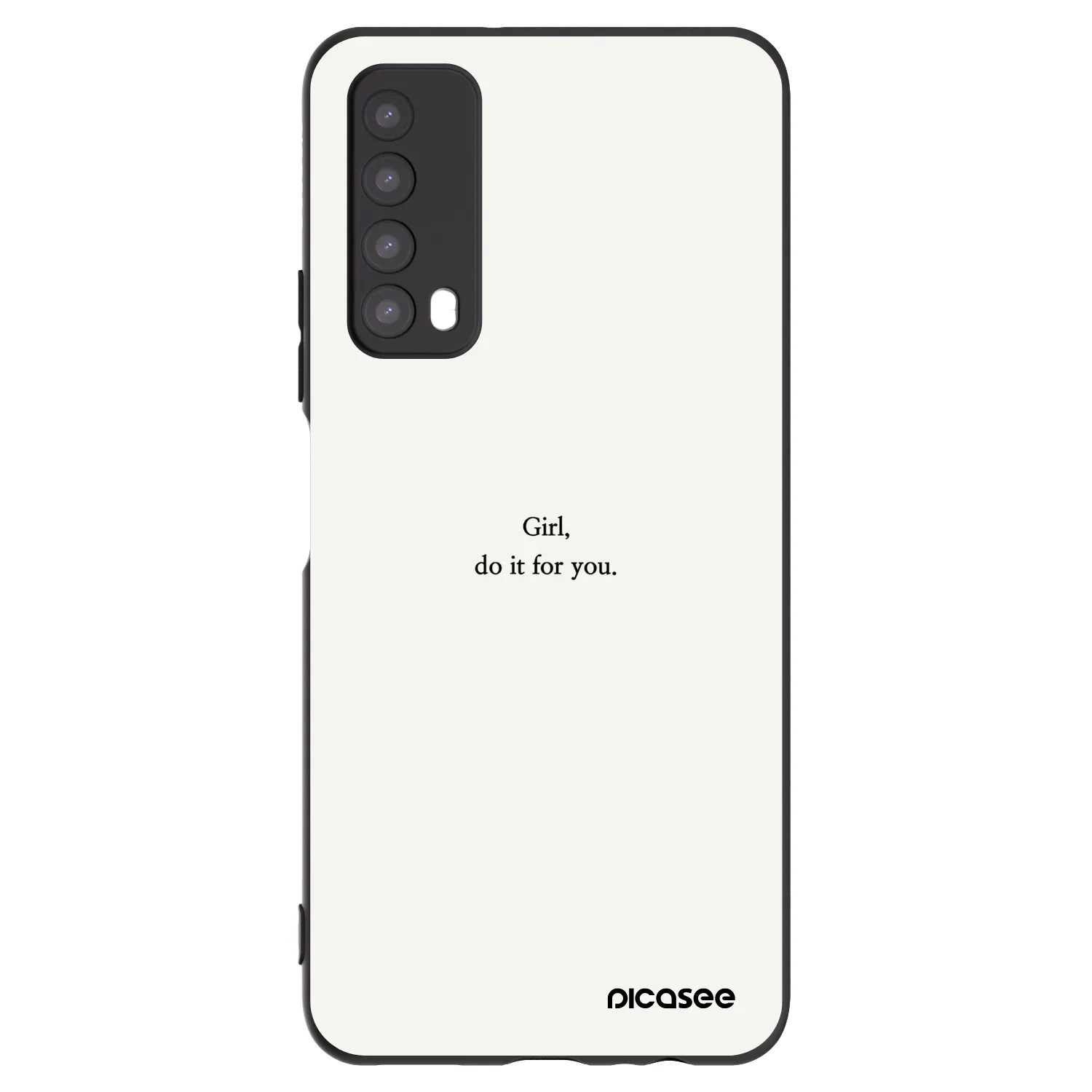 Picasee husă neagră din silicon pentru Huawei P Smart 2021 - Girl, do it for you