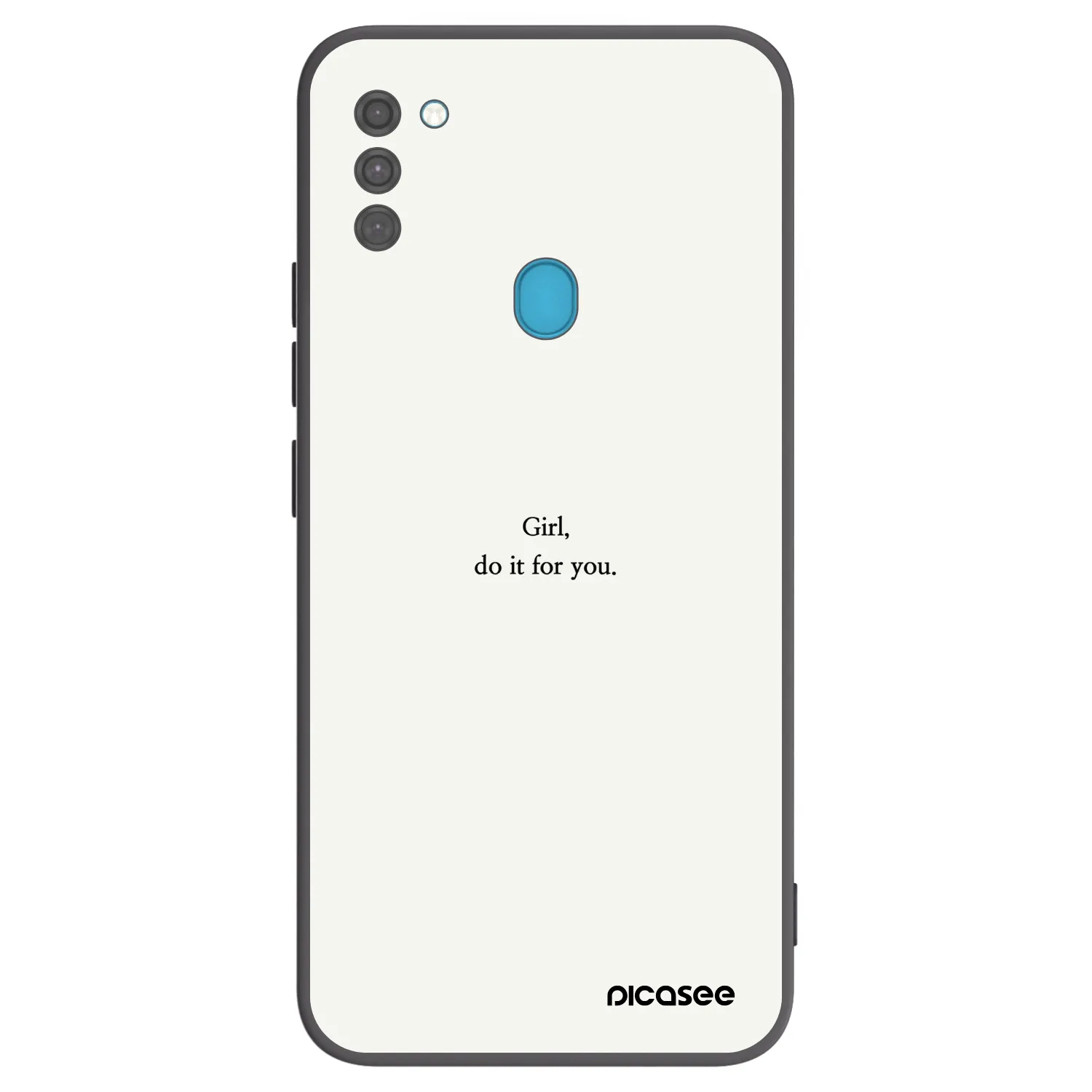 Picasee husă neagră din silicon pentru Samsung Galaxy M11 - Girl, do it for you