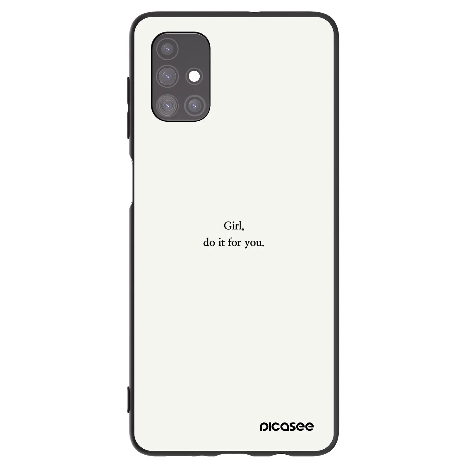 Picasee husă neagră din silicon pentru Samsung Galaxy M51 M515F - Girl, do it for you