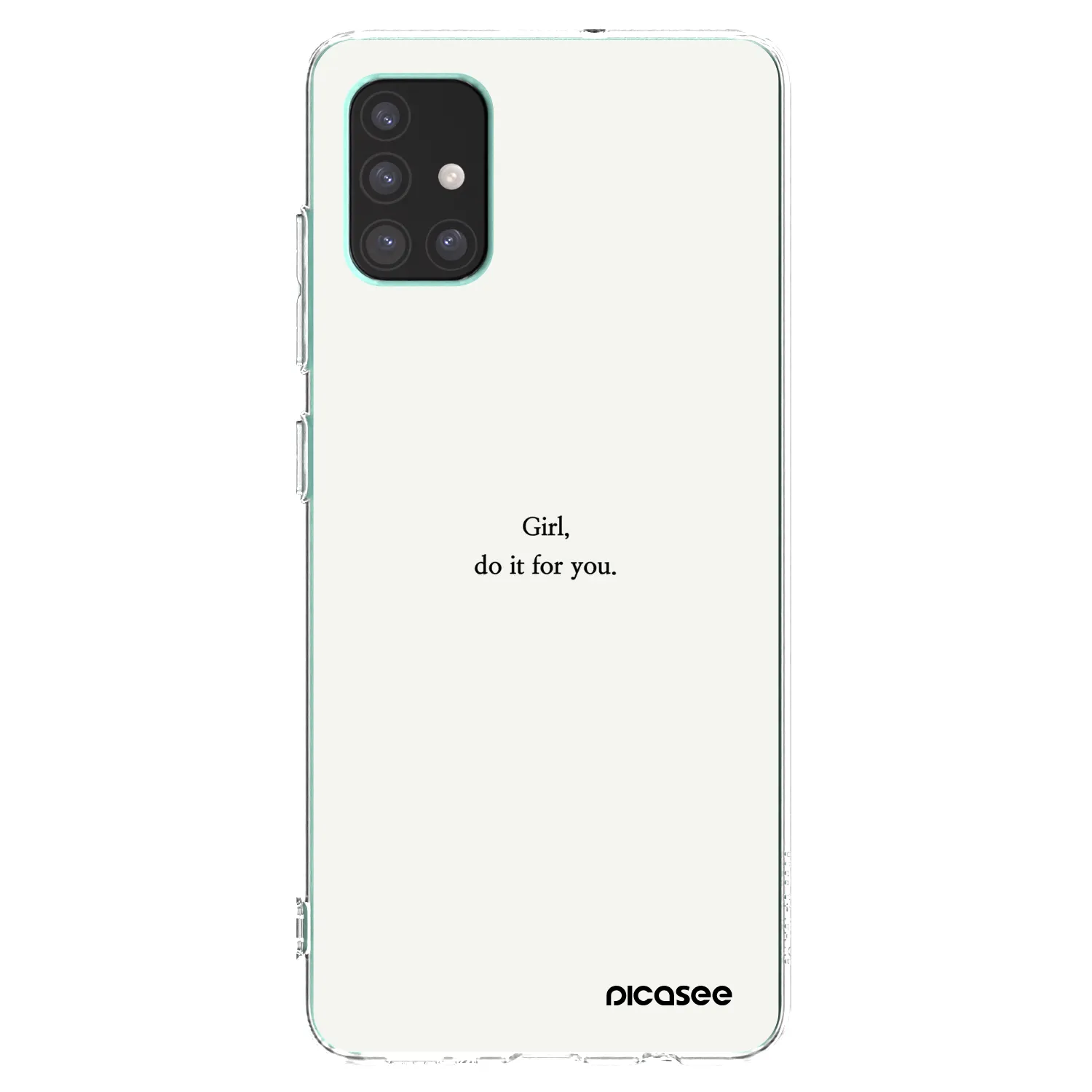 Picasee husă transparentă din silicon pentru Samsung Galaxy M51 M515F - Girl, do it for you