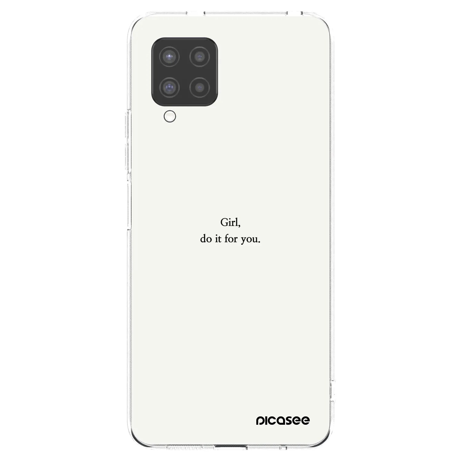 Picasee husă transparentă din silicon pentru Samsung Galaxy A42 A426B - Girl, do it for you