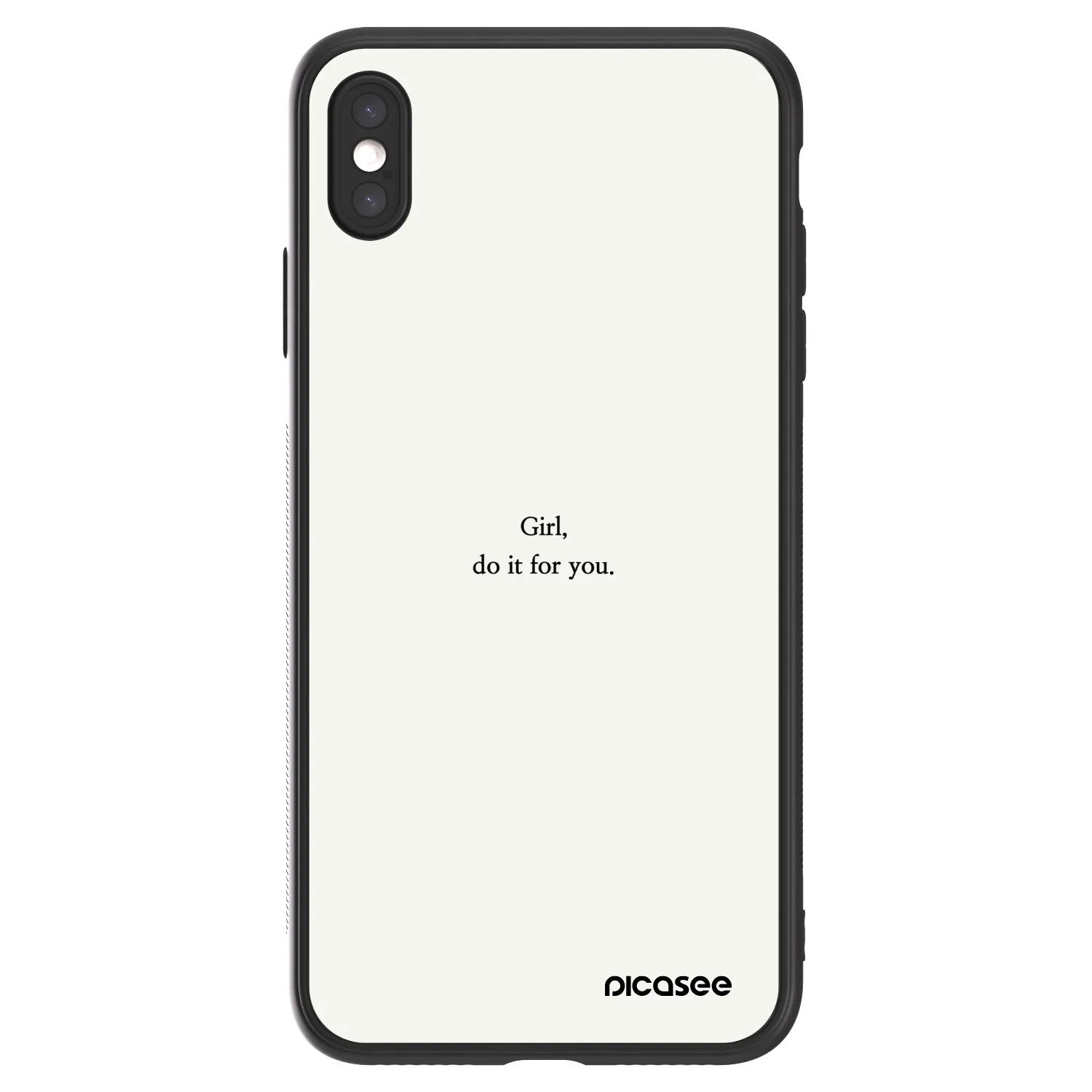 Picasee ULTIMATE CASE pentru Apple iPhone XS Max - Girl, do it for you