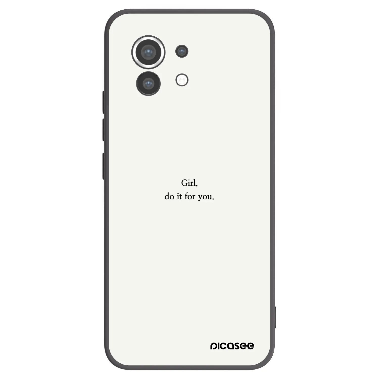 Picasee husă neagră din silicon pentru Xiaomi Mi 11 - Girl, do it for you