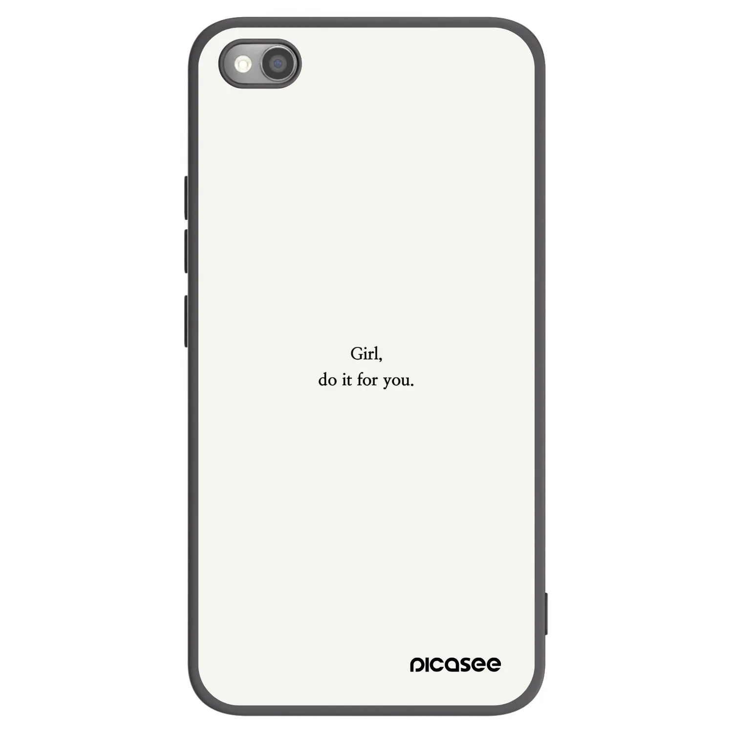 Picasee husă neagră din silicon pentru Xiaomi Mi Note 10 (Pro) - Girl, do it for you