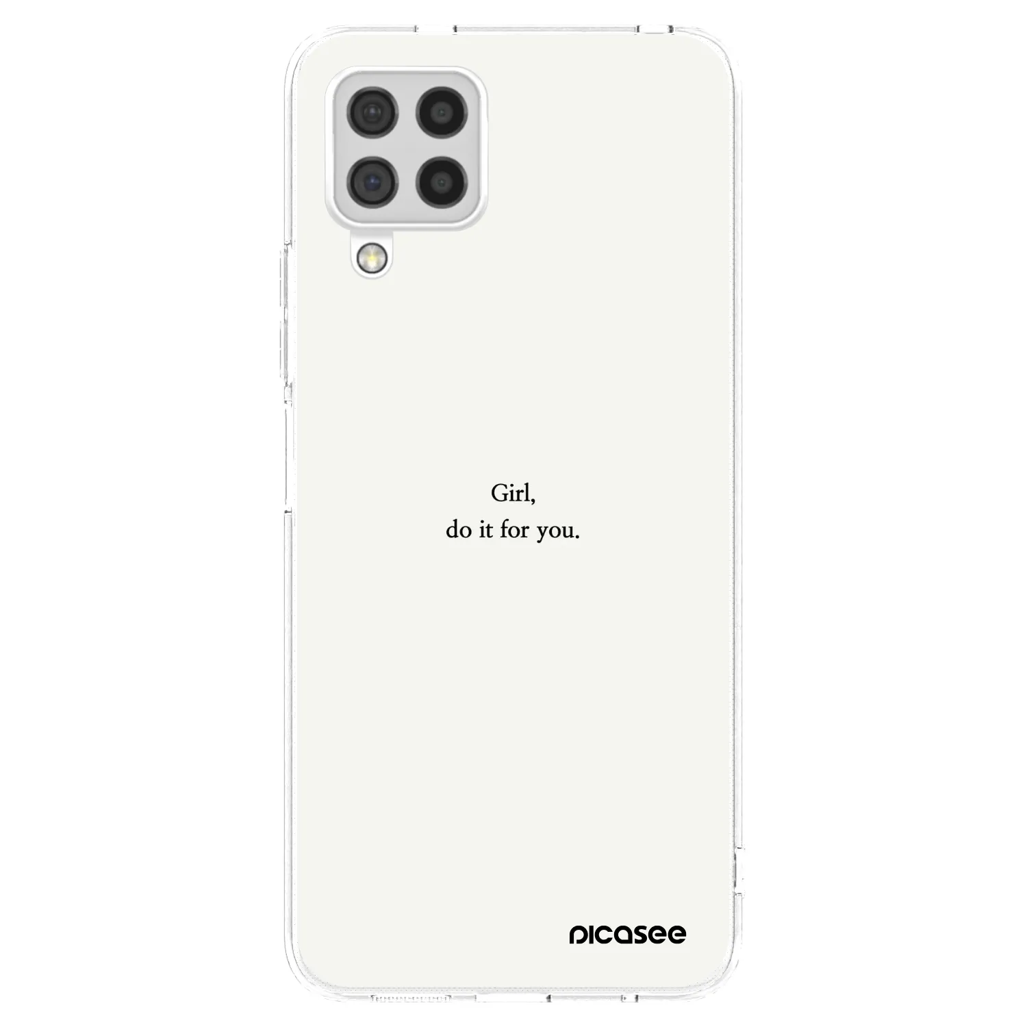 Picasee husă transparentă din silicon pentru Samsung Galaxy A22 A225F 4G - Girl, do it for you