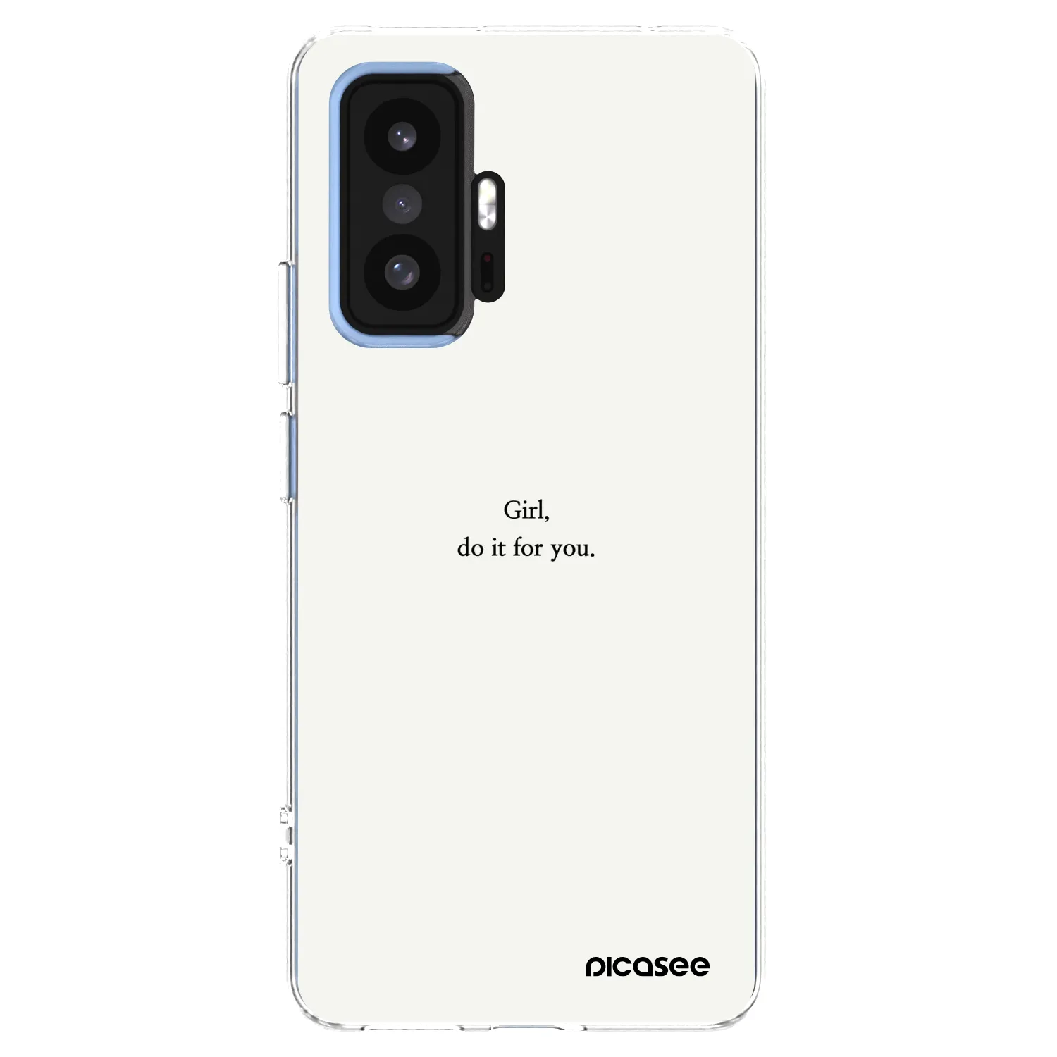 Picasee husă transparentă din silicon pentru Xiaomi 11T Pro - Girl, do it for you