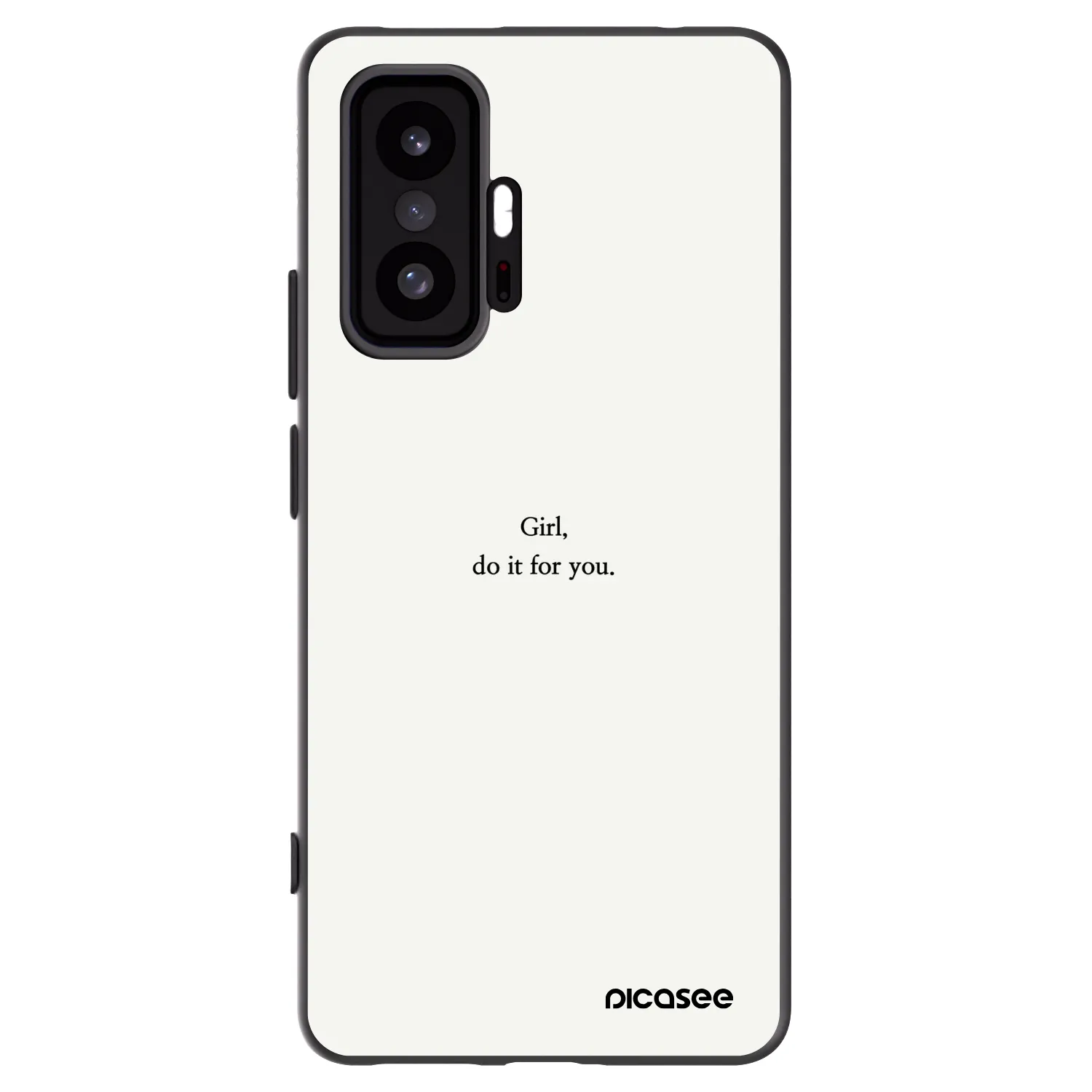 Picasee husă neagră din silicon pentru Xiaomi 11T Pro - Girl, do it for you