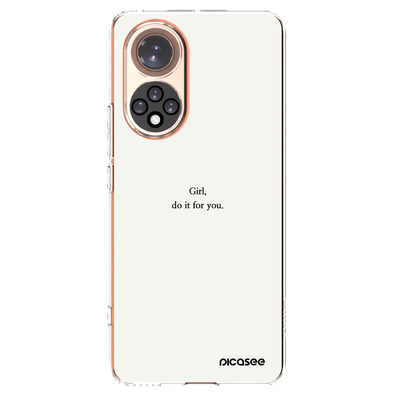 Picasee husă transparentă din silicon pentru Honor 50 5G - Girl, do it for you
