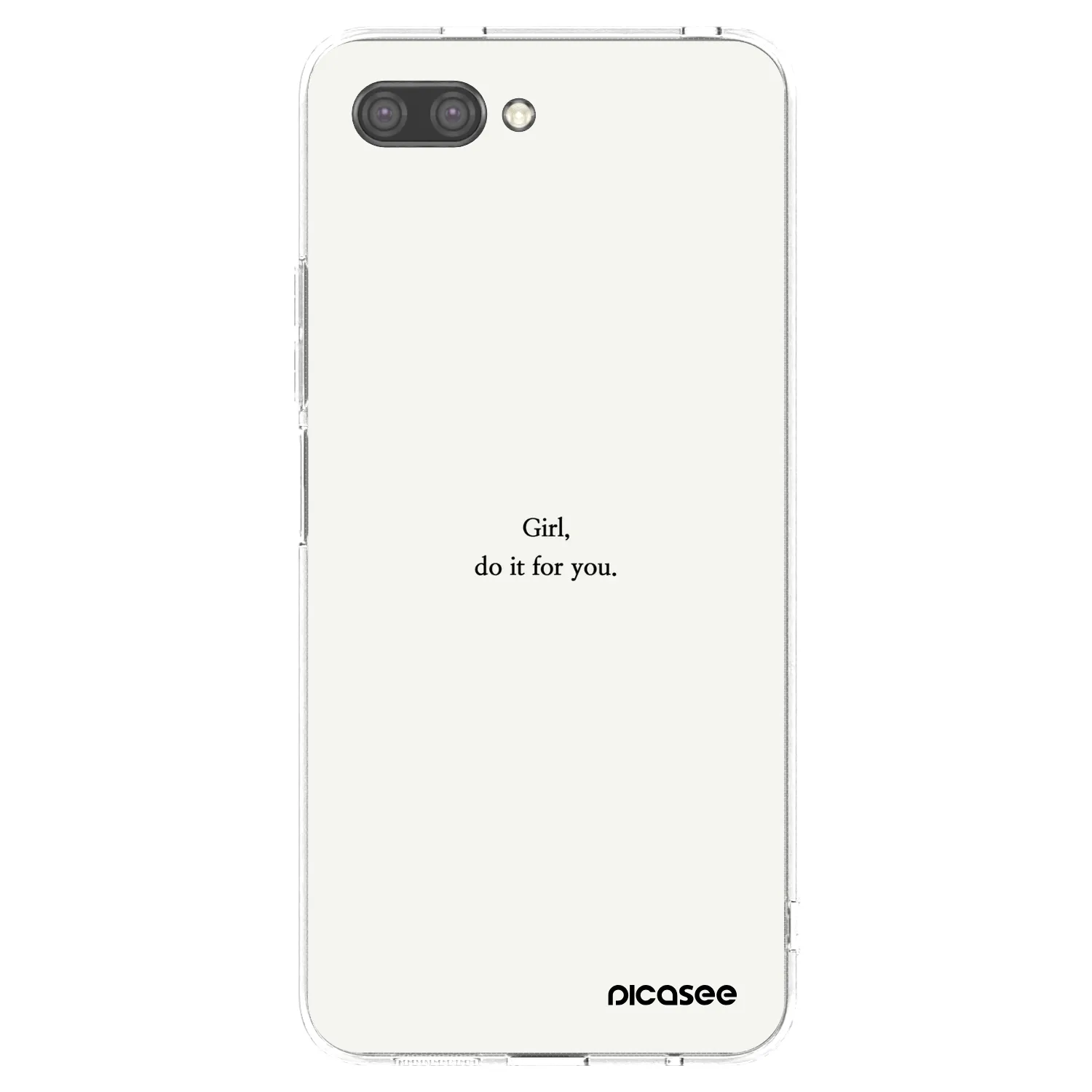 Picasee husă transparentă din silicon pentru Honor 10 - Girl, do it for you