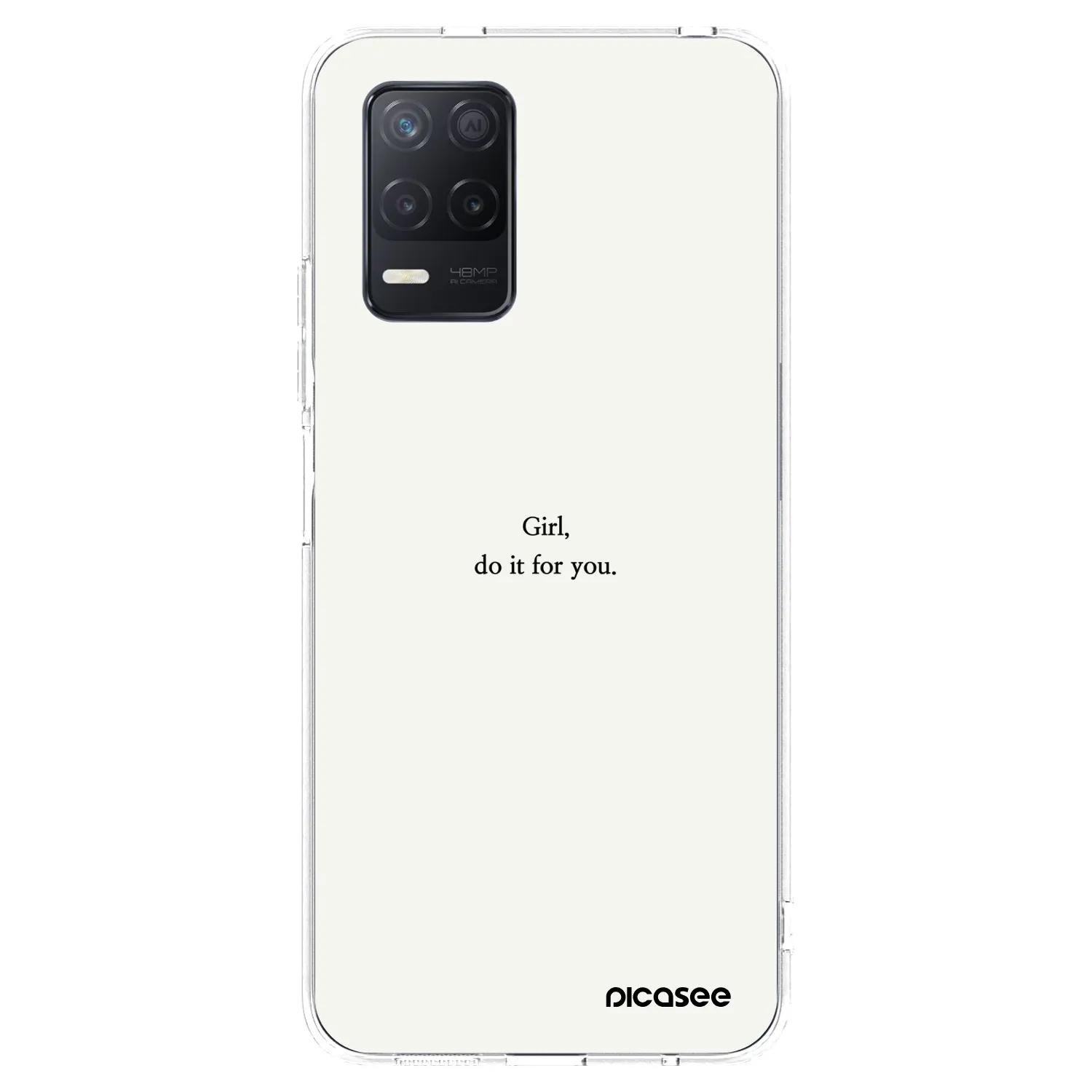 Picasee husă transparentă din silicon pentru Realme 8 5G - Girl, do it for you